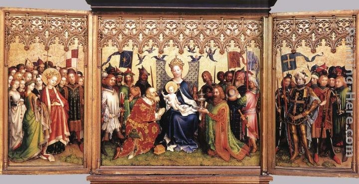 Stefan Lochner Altarpiece of the Patron Saints of Cologne